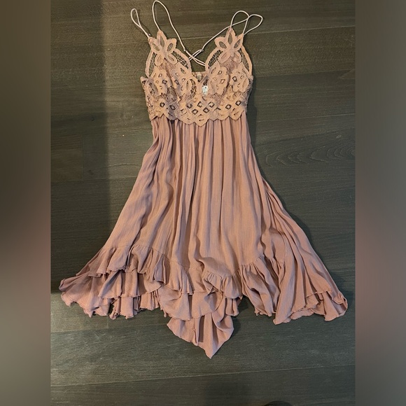 Adella Slip Dress- Dusty Rose - Picture 3 of 4